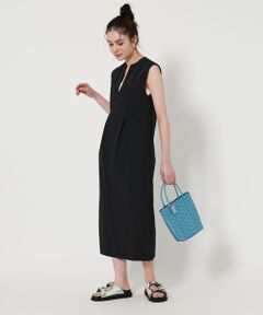 SALE早い者勝ち！UNITED ARROWS 2way ワンピース　紺 REOPEL ワンピース ウォッシャブル