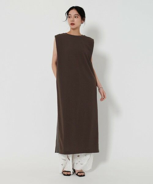 ユナイテッドアローズ　ノースリーブ　ロングワンピース　38 MARW UNITED ARROWS ワンピース 「MARW ARROWS」ノースリーブ
