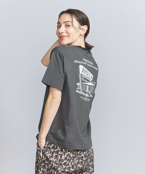 BEAUTY&YOUTH別注　AMERICANA リンガーTシャツ 別注】＜AMERICANA＞リンガーTシャツ