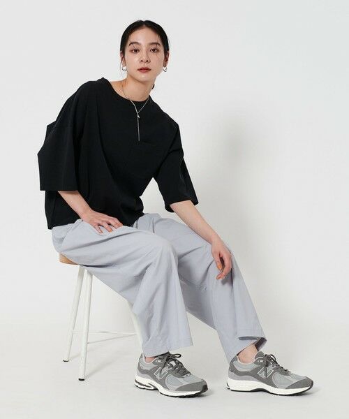 drawer別注ともさかりえ♡ユナイテッドアローズ カットソー UNITED ARROWS green label relaxing｜ケープ ブラウス 7分袖
