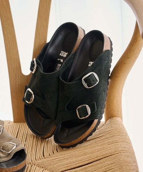 ゆ ② 別注】<BIRKENSTOCK>ZURICH ブラック/サンダル (サンダル
