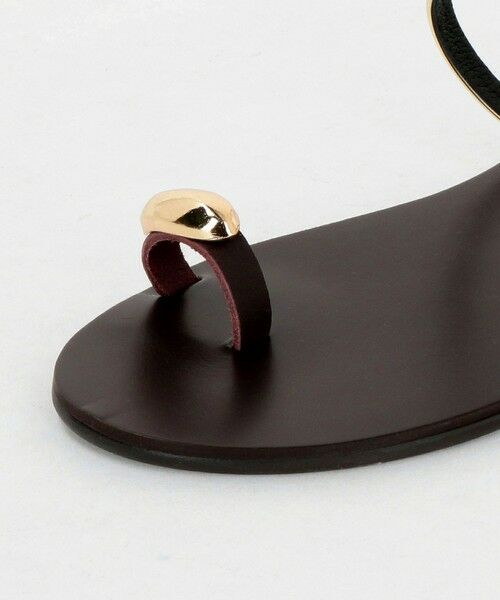 BEAUTY&YOUTH NICOLASLAINASメタリックサムリングサンダル BEAUTY&YOUTH UNITED ARROWS｜<NICOLAS LAINAS>メタリック