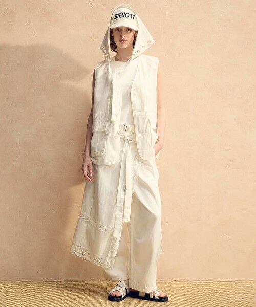 BEAUTY&YOUTH レザーライクメッシュ クロスサンダル BEAUTY&YOUTH UNITED ARROWS｜レザーライクメッシュ クロス