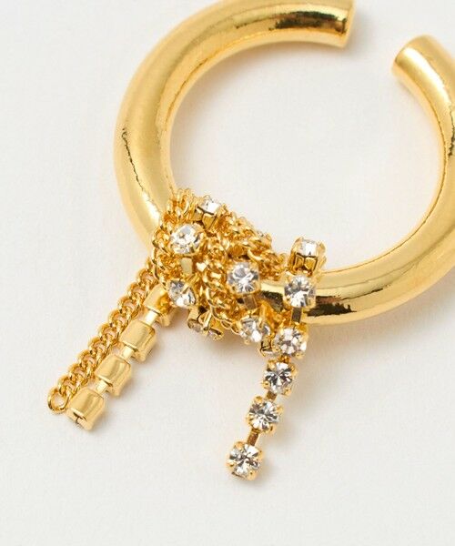 BEAUTY&YOUTH UNITED ARROWS / ビューティー&ユース ユナイテッドアローズ ピアス・イヤリング | ＜loni＞Bijou chain イヤーカフ/1P | 詳細7
