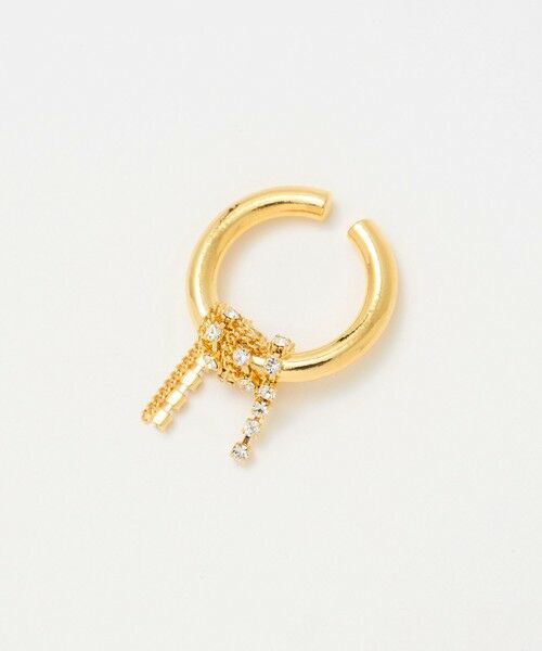 BEAUTY&YOUTH UNITED ARROWS / ビューティー&ユース ユナイテッドアローズ ピアス・イヤリング | ＜loni＞Bijou chain イヤーカフ/1P | 詳細4