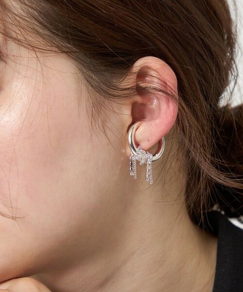 BEAUTY&YOUTH UNITED ARROWS / ビューティー&ユース ユナイテッドアローズ ピアス・イヤリング | ＜loni＞Bijou chain イヤーカフ/1P | 詳細10