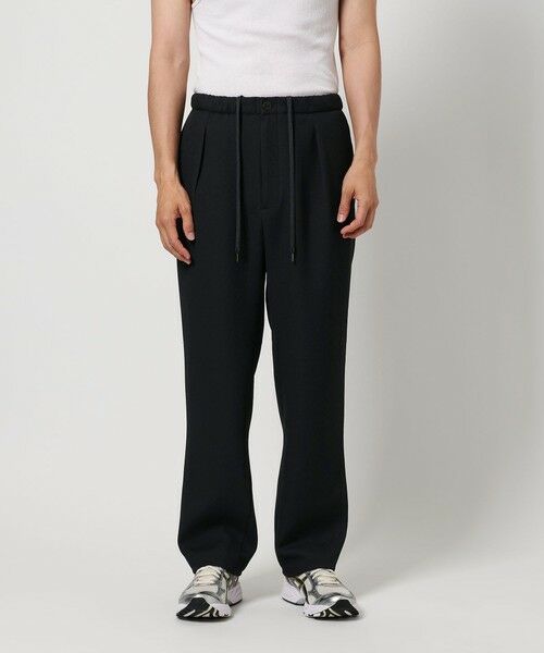 UNITED ARROWS  1プリーツ イージースリムテーパード パンツ セール】 ブリーザブル カーム イージー テーパード パンツ