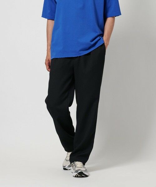大特価 BEAUTY&YOUTH イージー テーパード パンツ BLACK BEAUTY＆YOUTH UNITED ARROWS パンツ ツイル 1P イージー