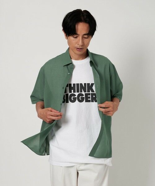 BEAUTY & YOUTH UNITED ARROWS/ビューティー&ユース ユナイテッドアローズ トリクシオン シアー レギュラー ショートスリーブ シャツ FORM型 KELLY L BEAUTY & YOUTH UNITED ARROWS/ビューティー&ユース ユナイテッドアローズ トリクシオン シアー レギュラー ショートスリーブ シャツ FORM型 KELLY L