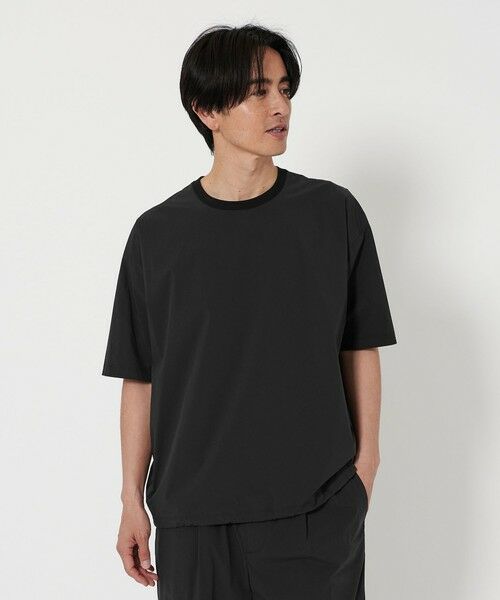 BEAUTY & YOUTH UNITED ARROWS/ビューティー&ユース ユナイテッドアローズ 360°MASTER ICE アジャスト クルーネック Tシャツ -セットアップ対応 接触冷感 ストレッチ マルチ機能- BLACK L BEAUTY & YOUTH UNITED ARROWS/ビューティー&ユース ユナイテッドアローズ 360°MASTER ICE アジャスト クルーネック Tシャツ -セットアップ対応 接触冷感 ストレッチ マルチ機能- BLACK L
