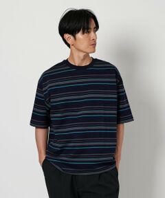 プリーツプリーズ　カットソー　半袖　トップス　ネイビー　Lサイズ レディース カットソー | ファッション通販 タカシマヤ