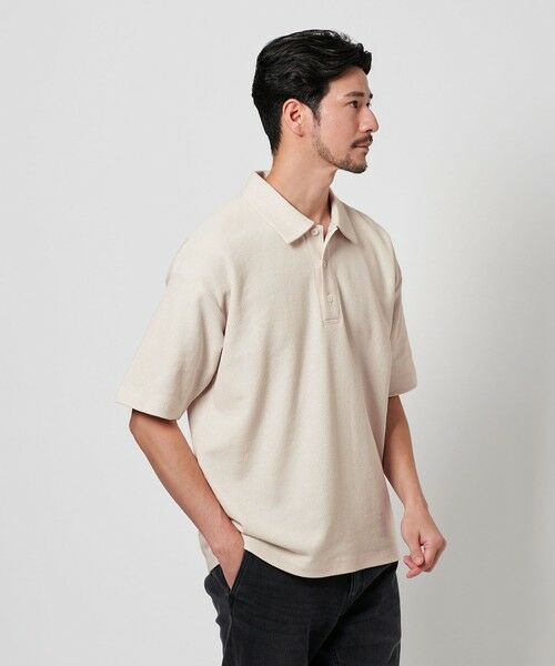 THE RERACS 24SS コットンカノコレギュラーポロシャツ THE RERACS 24SS コットンカノコレギュラーポロシャツ