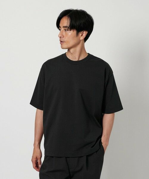 BEAUTY&YOUTH UNITED ARROWS / ビューティー&ユース ユナイテッドアローズ カットソー | 【WEB限定】ヘビーウエイト バレル Tシャツ(BLACK)