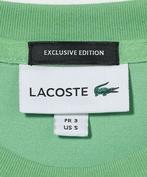 BEAUTY&YOUTH UNITED ARROWS / ビューティー&ユース ユナイテッドアローズ Tシャツ | ＜LACOSTE for BEAUTY&YOUTH＞ 1トーン パイル Tシャツ | 詳細15