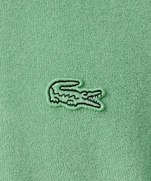 新品　2.6万　LACOSTE BEAUTY&YOUTH 別注ニット　グレー　S ラコステ LACOSTE ワニデザインクルーネックセーター （グレー