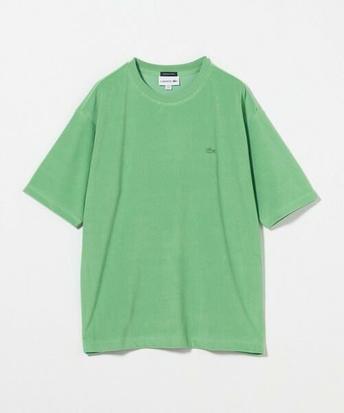 BEAUTY & YOUTH UNITED ARROWS/ビューティー&ユース ユナイテッドアローズ <LACOSTE for BEAUTY & YOUTH> 1トーン パイル Tシャツ LIME L BEAUTY & YOUTH UNITED ARROWS/ビューティー&ユース ユナイテッドアローズ <LACOSTE for BEAUTY & YOUTH> 1トーン パイル Tシャツ LIME L