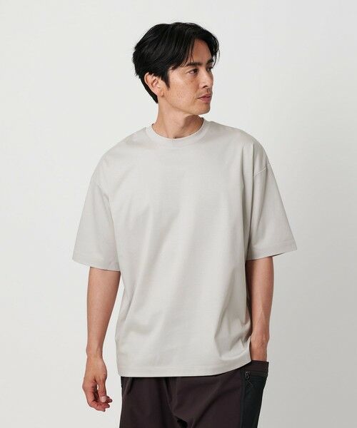 BEAUTY & YOUTH UNITED ARROWS/ビューティー&ユース ユナイテッドアローズ スーパークール クルーネック カットソー -接触冷感 抗菌・防臭‐ LT. GRAY S BEAUTY & YOUTH UNITED ARROWS/ビューティー&ユース ユナイテッドアローズ スーパークール クルーネック カットソー -接触冷感 抗菌・防臭‐ LT. GRAY S