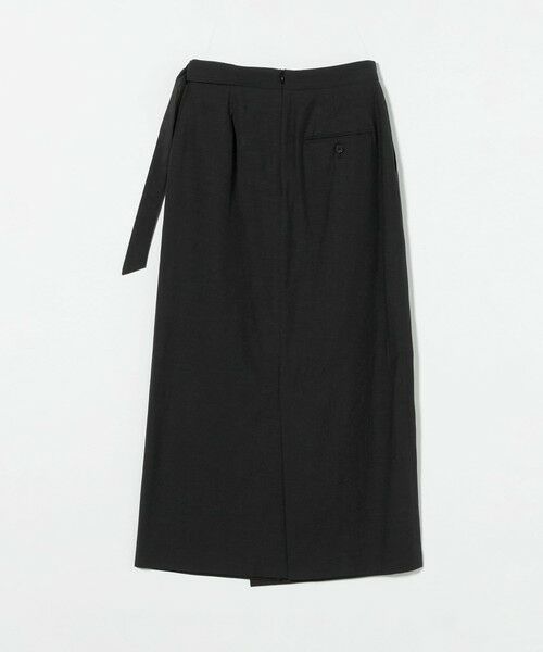 BEAUTY&YOUTH UNITED ARROWS 黒 フレアスカート セール】ギャザーフレア ロングスカート（スカート