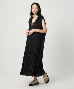 セール】 ＜ne Quittez pas＞ギャザーネック ドレス （ロング