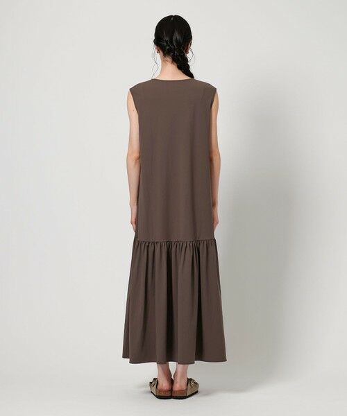 【未使用】BEAUTY&YOUTHギャザーフレアノースリーブマキシワンピ BEAUTY&YOUTH UNITED ARROWS(ビューティーアンドユース