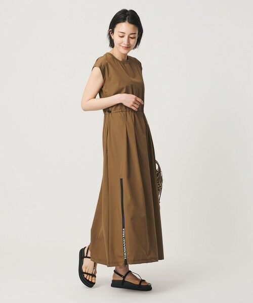 BEAUTY&YOUTH UNITED ARROWS / ビューティー&ユース ユナイテッドアローズ ミニ丈・ひざ丈ワンピース | 【別注】＜THOUSAND MILE＞ノースリーブ ワンピース -UVカット/はっ水- | 詳細20