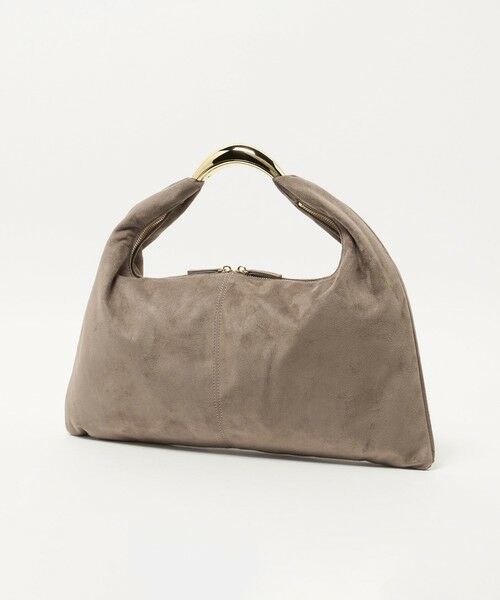 希少★ JEAN PATOU ショルダーバッグ スウェード フランス製 在庫処分30%OFF【¥35,200→¥24,640】駒合わせ縫いのスクエア