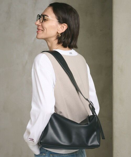 BEAUTY&YOUTH UNITED ARROWS / ビューティー&ユース ユナイテッドアローズ ショルダーバッグ | スクエア ビッグバックル ショルダーバッグ | 詳細1