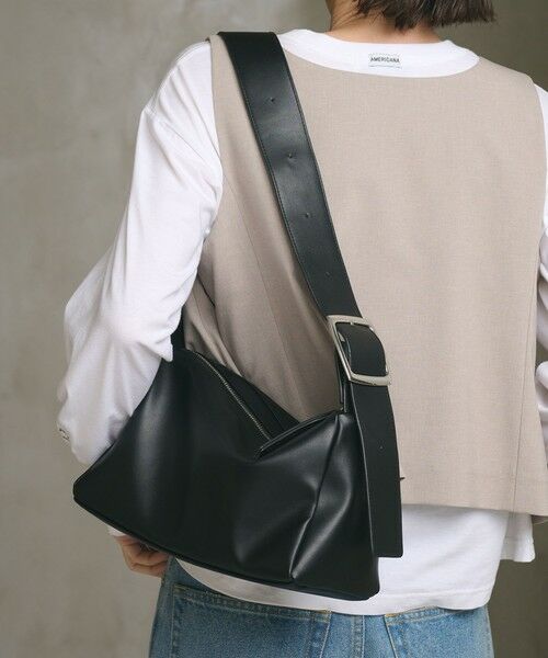 BEAUTY&YOUTH UNITED ARROWS / ビューティー&ユース ユナイテッドアローズ ショルダーバッグ | スクエア ビッグバックル ショルダーバッグ | 詳細4