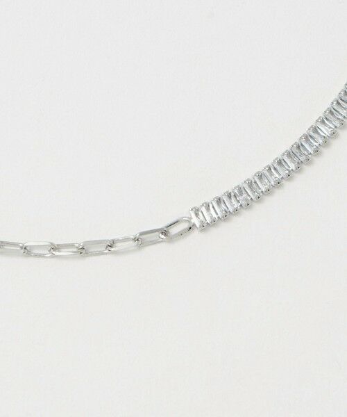 BEAUTY&YOUTH UNITED ARROWS / ビューティー&ユース ユナイテッドアローズ ネックレス・ペンダント・チョーカー | スクエア ビジュー×チェーン ネックレス | 詳細3