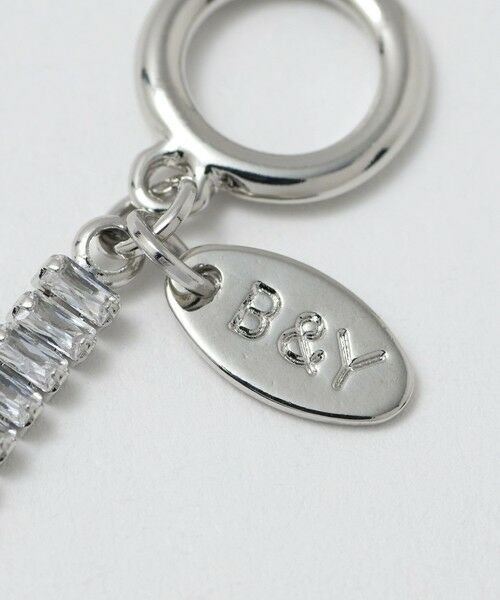 BEAUTY&YOUTH UNITED ARROWS / ビューティー&ユース ユナイテッドアローズ ネックレス・ペンダント・チョーカー | スクエア ビジュー×チェーン ネックレス | 詳細5