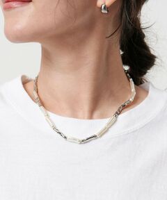 BEAUTY&YOUTH UNITED ARROWS / ビューティー&ユース ユナイテッドアローズ ネックレス・ペンダント・チョーカー | メタル×パールモチーフ ネックレス