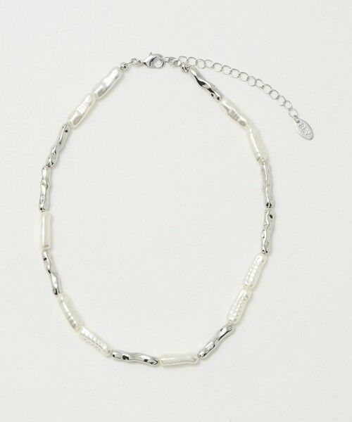 BEAUTY&YOUTH UNITED ARROWS / ビューティー&ユース ユナイテッドアローズ ネックレス・ペンダント・チョーカー | メタル×パールモチーフ ネックレス | 詳細2