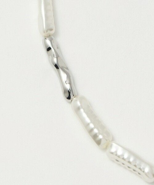 BEAUTY&YOUTH UNITED ARROWS / ビューティー&ユース ユナイテッドアローズ ネックレス・ペンダント・チョーカー | メタル×パールモチーフ ネックレス | 詳細3