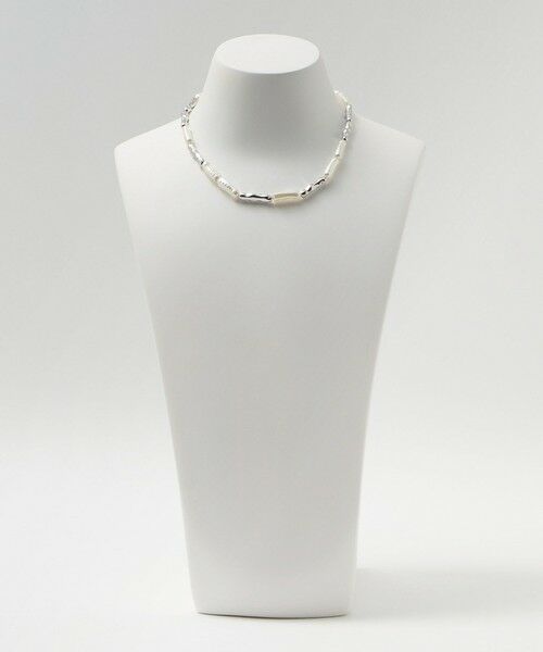 BEAUTY&YOUTH UNITED ARROWS / ビューティー&ユース ユナイテッドアローズ ネックレス・ペンダント・チョーカー | メタル×パールモチーフ ネックレス | 詳細6