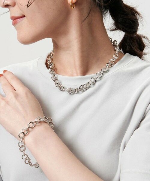 BEAUTY&YOUTH UNITED ARROWS / ビューティー&ユース ユナイテッドアローズ ネックレス・ペンダント・チョーカー | メタル チェーン×パールモチーフ ネックレス | 詳細1