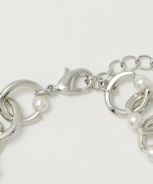 BEAUTY&YOUTH UNITED ARROWS / ビューティー&ユース ユナイテッドアローズ ブレスレット・バングル | メタル チェーン×パールモチーフ ブレスレット | 詳細4