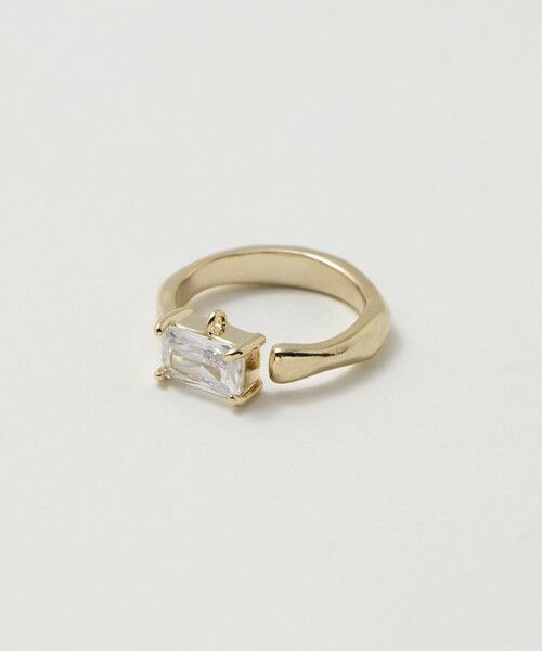 BEAUTY&YOUTH UNITED ARROWS / ビューティー&ユース ユナイテッドアローズ リング | スクエア ビジュー リング | 詳細4