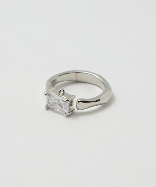 BEAUTY&YOUTH UNITED ARROWS / ビューティー&ユース ユナイテッドアローズ リング | スクエア ビジュー リング | 詳細5