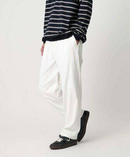 BEAUTY & YOUTH UNITED ARROWS/ビューティー&ユース ユナイテッドアローズ TC/FLAX オックス バルーン イージー パンツ WHITE S BEAUTY & YOUTH UNITED ARROWS/ビューティー&ユース ユナイテッドアローズ TC/FLAX オックス バルーン イージー パンツ WHITE S