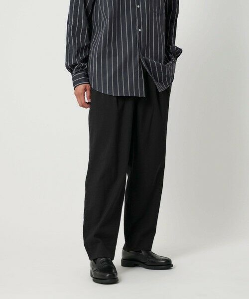 BEAUTY & YOUTH UNITED ARROWS/ビューティー&ユース ユナイテッドアローズ TC/FLAX オックス バルーン イージー パンツ BLACK XL BEAUTY & YOUTH UNITED ARROWS/ビューティー&ユース ユナイテッドアローズ TC/FLAX オックス バルーン イージー パンツ BLACK XL