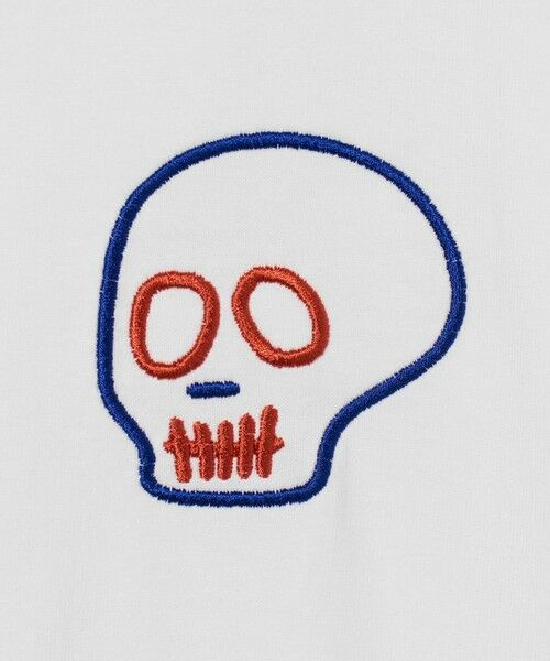 BEAUTY&YOUTH UNITED ARROWS / ビューティー&ユース ユナイテッドアローズ カットソー | ＜ESPOIR＞Skull エンブロイダリー Tシャツ | 詳細3