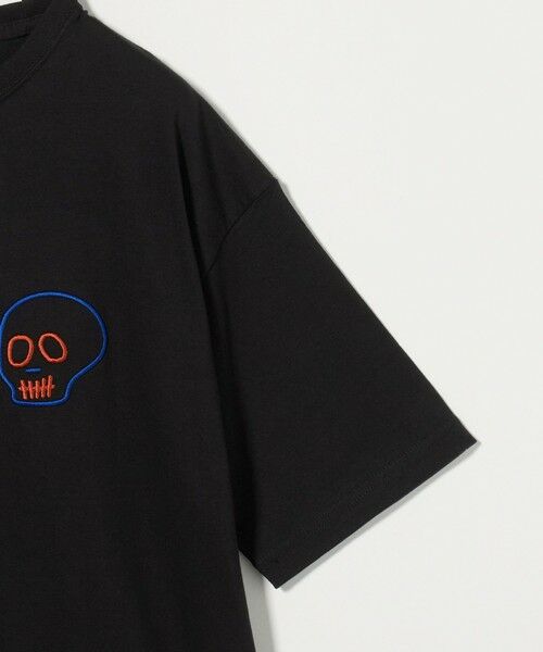 BEAUTY&YOUTH UNITED ARROWS / ビューティー&ユース ユナイテッドアローズ カットソー | ＜ESPOIR＞Skull エンブロイダリー Tシャツ | 詳細7