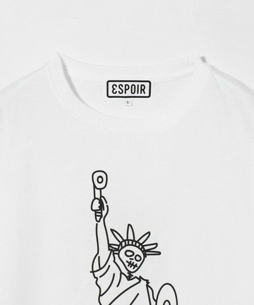 BEAUTY&YOUTH UNITED ARROWS / ビューティー&ユース ユナイテッドアローズ カットソー | ＜ESPOIR＞Skull リバティ Tシャツ | 詳細2