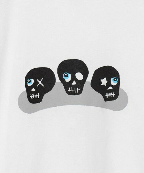 BEAUTY&YOUTH UNITED ARROWS / ビューティー&ユース ユナイテッドアローズ カットソー | ＜ESPOIR＞Three Skull Tシャツ | 詳細5