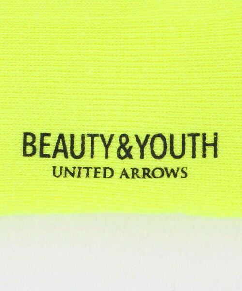 BEAUTY&YOUTH UNITED ARROWS / ビューティー&ユース ユナイテッドアローズ ソックス | フリーダム スタンダード ロゴ ソックス イエロー | 詳細3