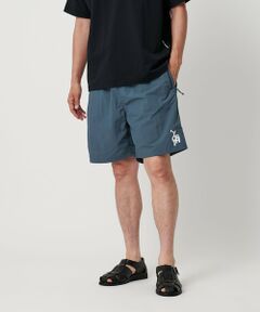 BEAUTY&YOUTH UNITED ARROWS / ビューティー&ユース ユナイテッドアローズ ショート・ハーフ・半端丈パンツ | 【別注】＜北山雅和＞ ロゴ ショーツ -撥水-