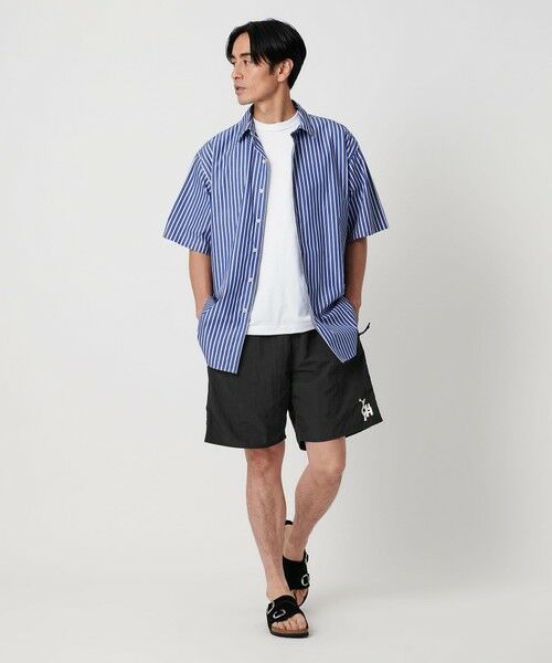 BEAUTY&YOUTH UNITED ARROWS / ビューティー&ユース ユナイテッドアローズ ショート・ハーフ・半端丈パンツ | 【別注】＜北山雅和＞ ロゴ ショーツ -撥水- | 詳細2