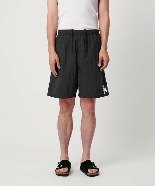 BEAUTY&YOUTH UNITED ARROWS / ビューティー&ユース ユナイテッドアローズ ショート・ハーフ・半端丈パンツ | 【別注】＜北山雅和＞ ロゴ ショーツ -撥水- | 詳細4