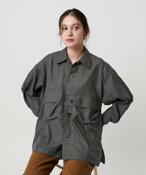 ユナイテッドアローズ　テーラーメイド　コラボ　長袖シャツ　ネイビー　サイズXO ユナイテッドアローズ テーラーメイド コラボ 長袖シャツ