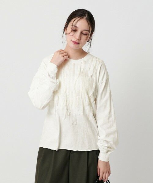 BEAUTY&YOUTH UNITED ARROWS / ビューティー&ユース ユナイテッドアローズ カットソー | ＜dahl’ia＞リメイク ロングスリーブ カットソー | 詳細1